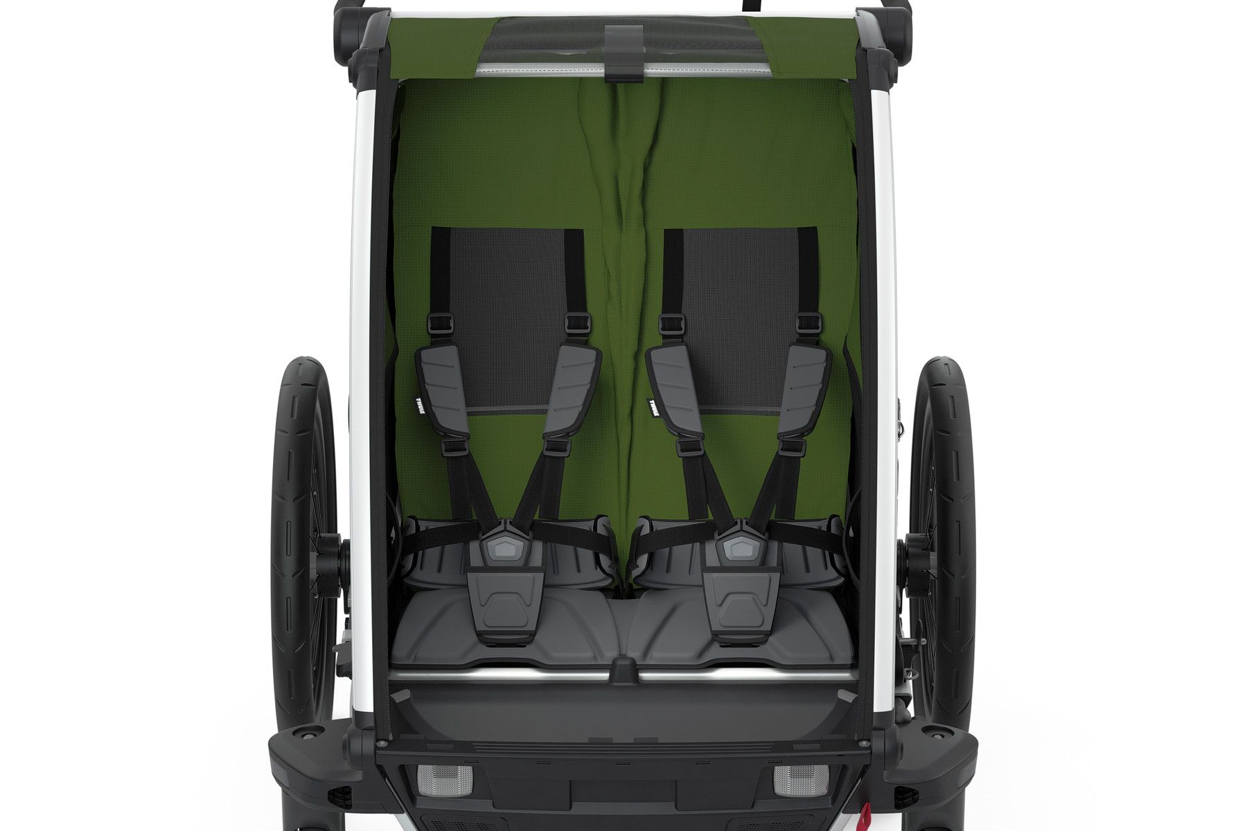 THULE CHARIOT CAB 2 Kinderanhänger / cypress green-black