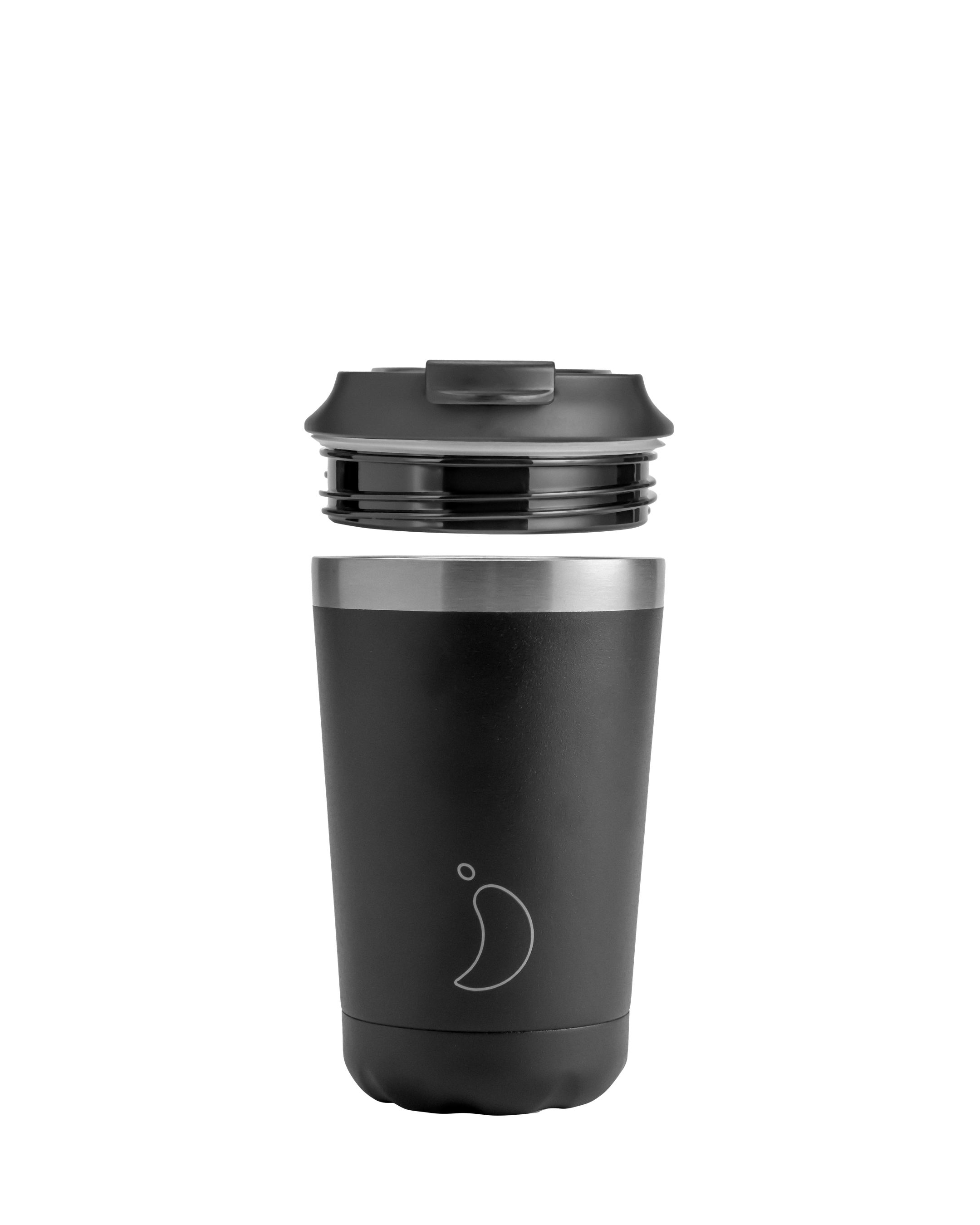 Chilly's Original Coffee Cup 340ml / Monochrome Black