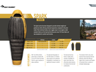 SPARK Ultralight Daunen- Schlafsack / grau / -1°, Long