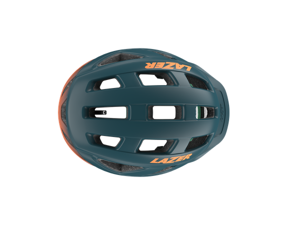 LAZER Unisex Road Cerro KinetiCore Helm / matte blue orange / L