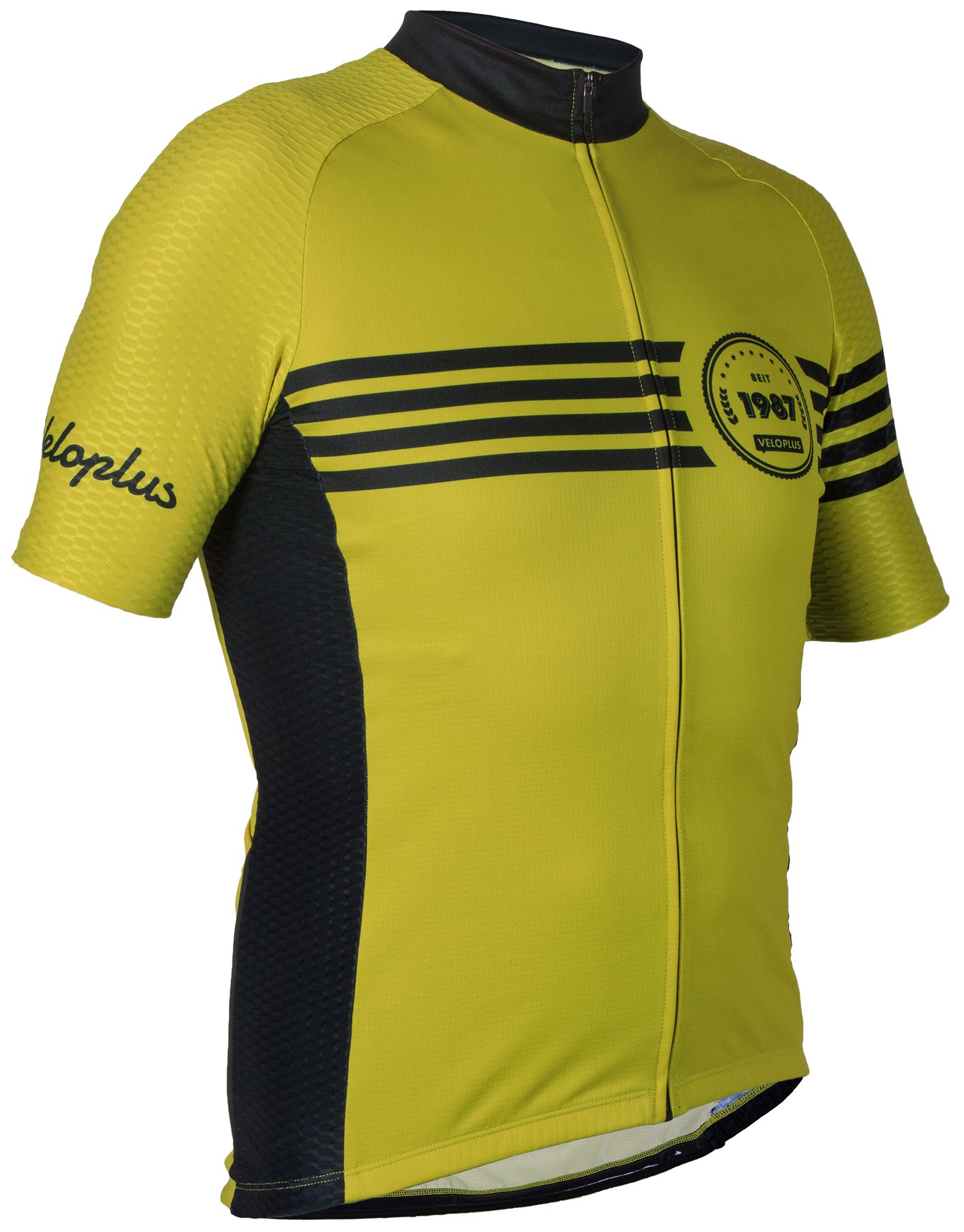 1987 TEAM Herren-Kurzarmtrikot / lime / XXL