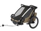 THULE CHARIOT CROSS 2 Gen. 2 Kinderanhänger / alu/faded khaki