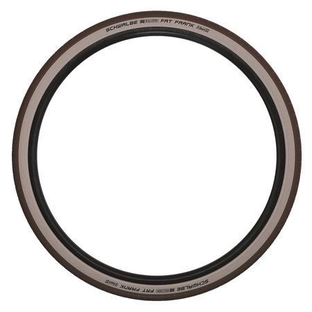 Pneu Fat Frank / brown/whitewall / 28x2.00, 50-622, 890 g
