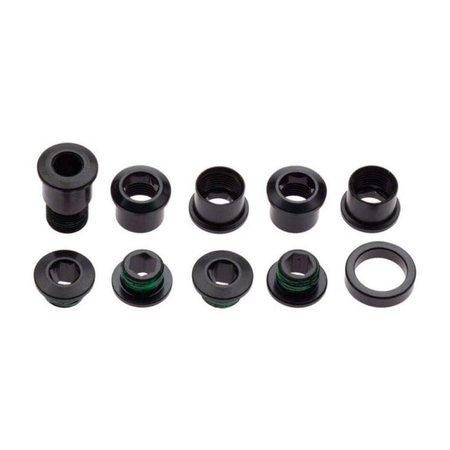 Chainring Bolt KIT 5X2 M8.5X7/M8.5X5 QTY 5 / black