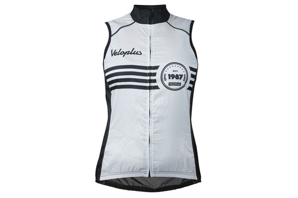 1987 TEAM Damen-Windweste / cool gray / XS
