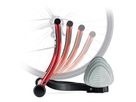 QUBO FLUID Hometrainer, feste Rolle mit Ölbremse / weiss