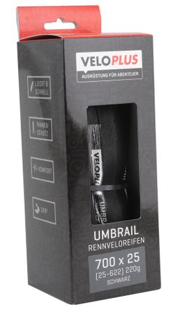 UMBRAIL Rennveloreifen / schwarz / 700 X 25C