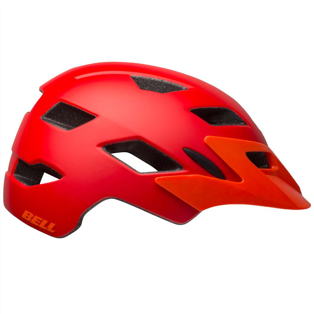 Sidetrack Child Helmet , matte red/orange - Hauptansicht