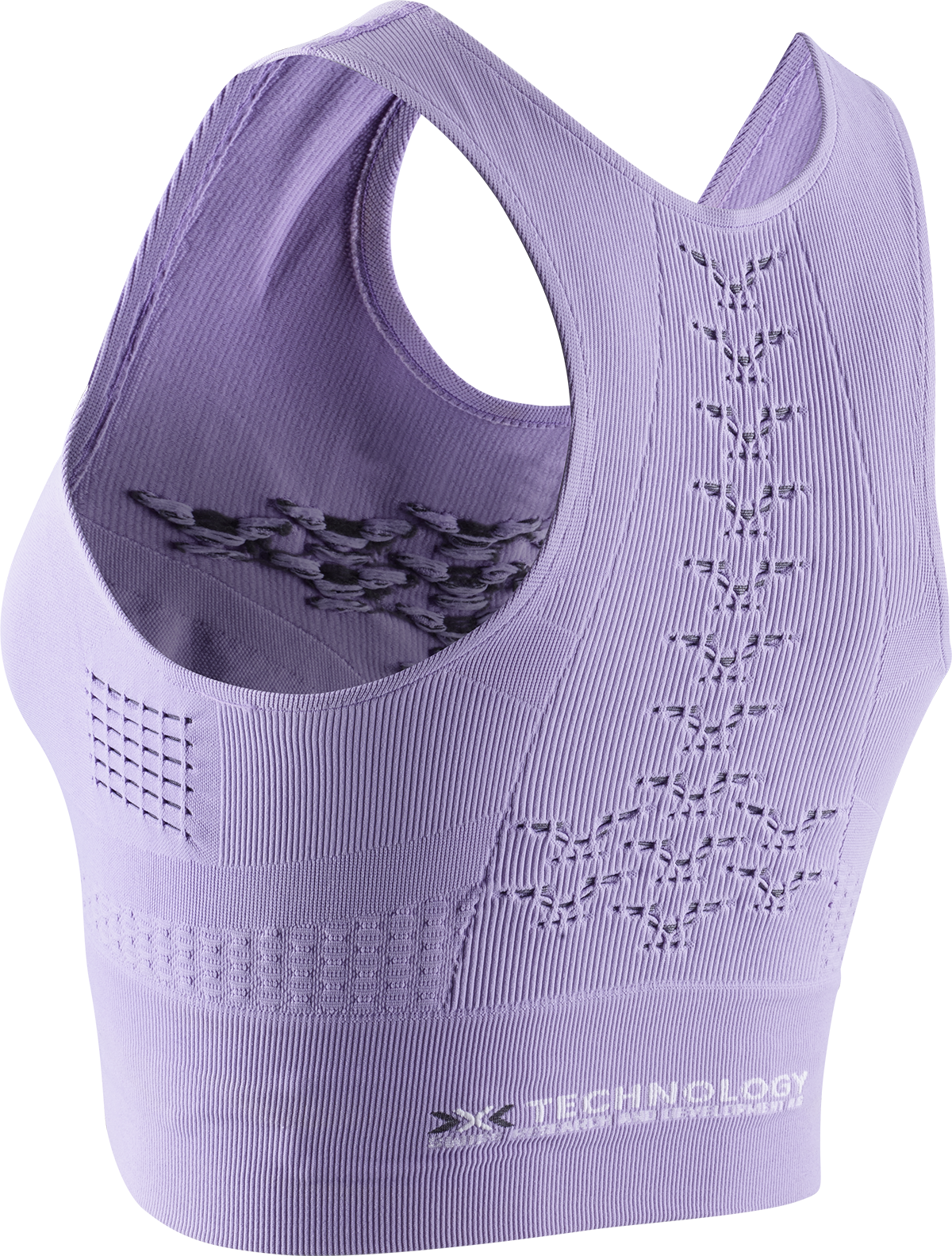 Women Energizer 4.0 Fitness Crop Top / bright lavender white / L