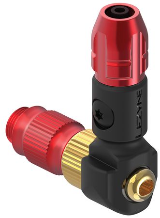 ABS-1 PRO HP Ventiladapter für Presta/Schrader / black/red
