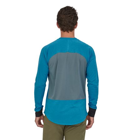 DIRT CRAFT Herren-Langarmshirt / anacapa blue / S