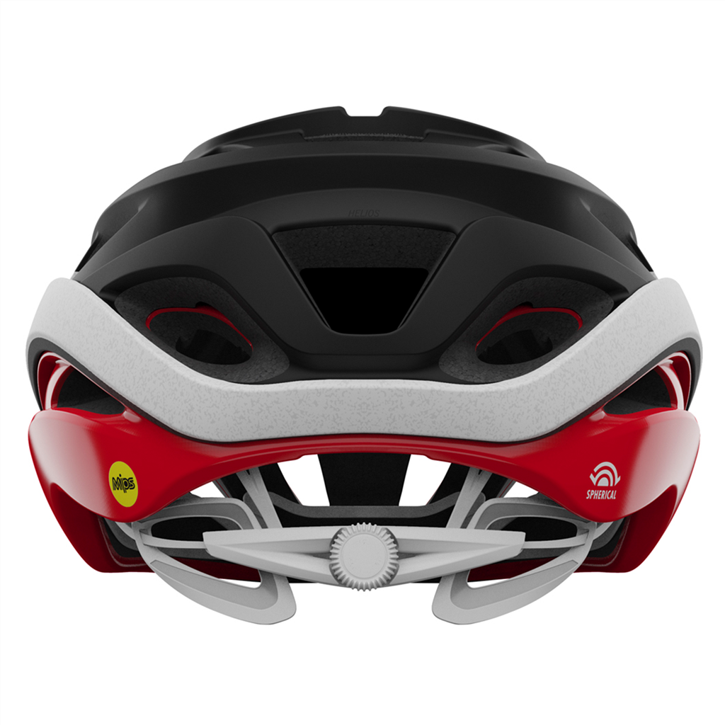 HELIOS SPHERICAL MIPS Velohelm / matte black/red / L 59-61
