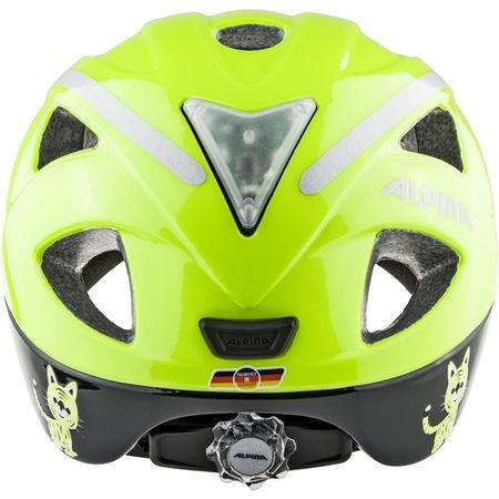 XIMO FLASH Kinderhelm mit Blinklicht / gelb / 45-49cm