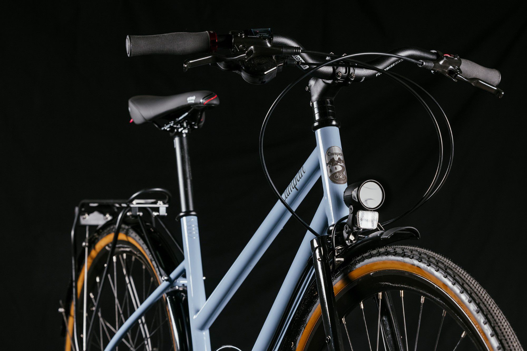 CUMPAN PATRUN T City- und Alltagsvelo / taubenblau / S