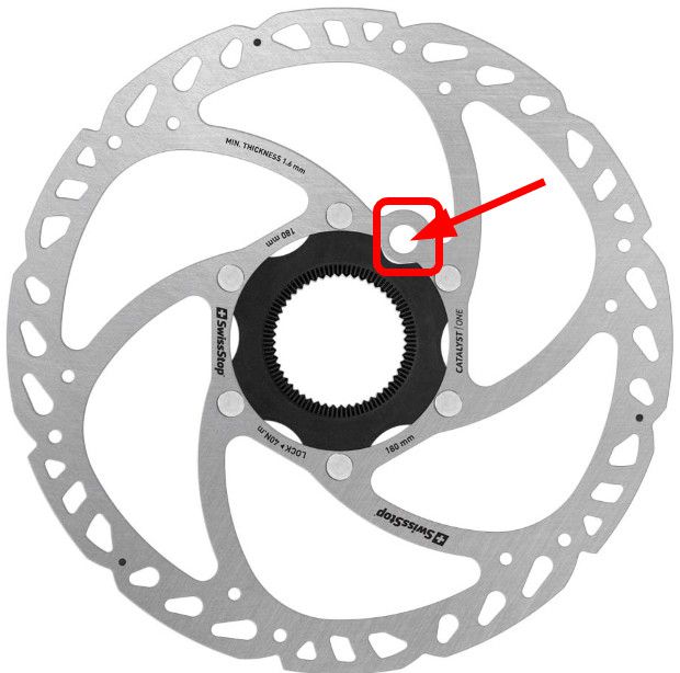 E-BIKE MAGNET für Centerlock / black