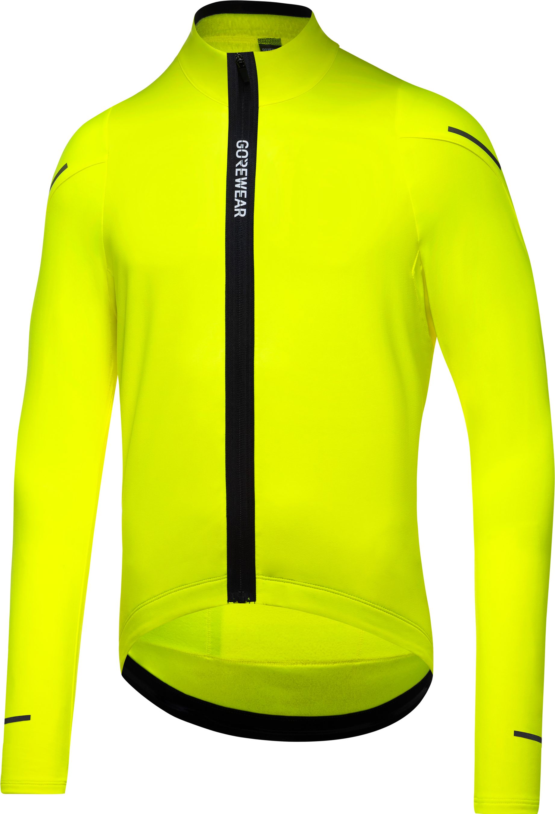 SPINSHIFT THERMO Herren-Thermo-Langarmtrikot / neon yellow / S