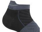 RUN+ ULTRALIGHT MICRO Damen-Merinosocken / black/graphite / S=35-37