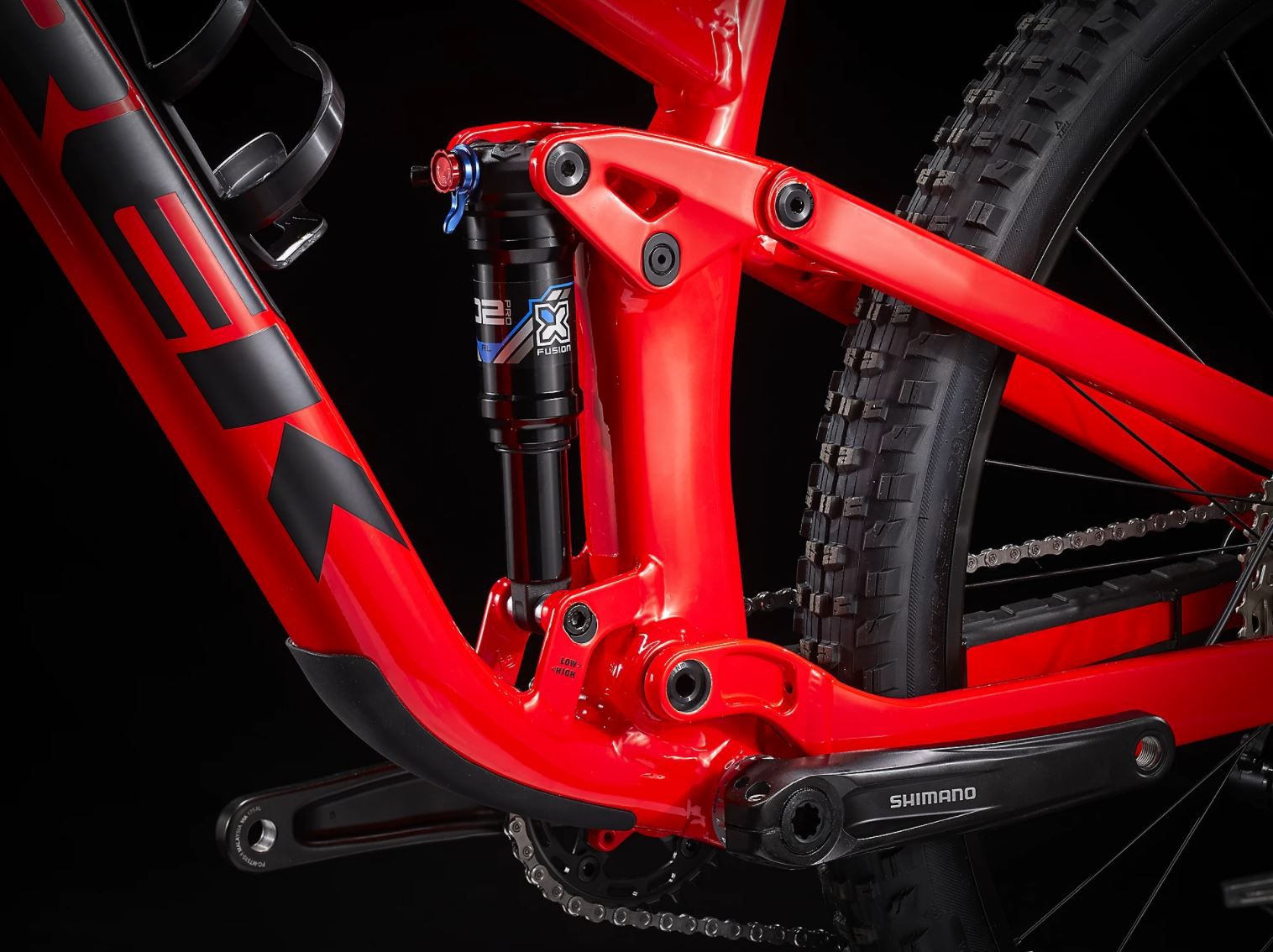 TOP FUEL 5 MTB Fully / radioactive red / L