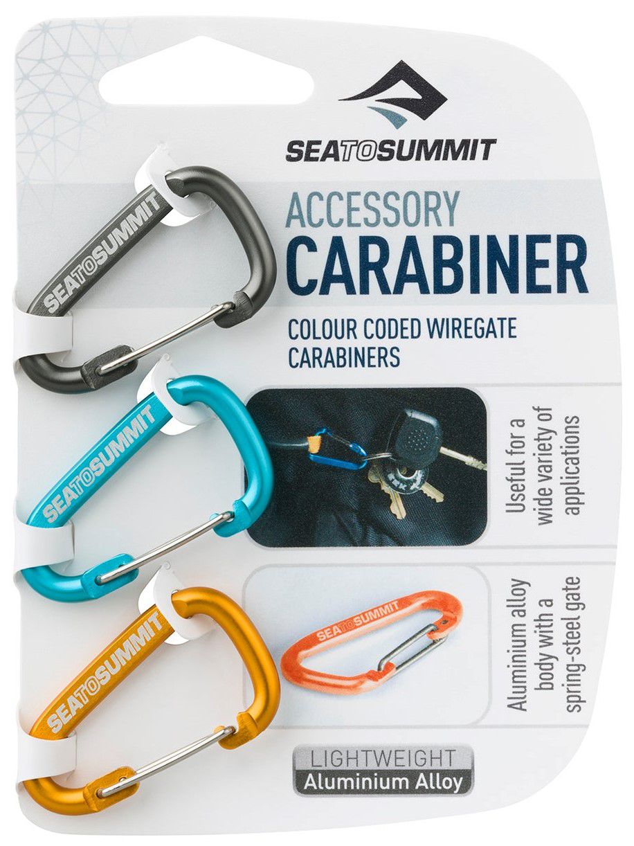 Multifunktions-Karabiner SET / multicolor / Klein, 3er Set
