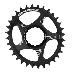 RF DM Oval Chainring Sram1x10-12/SHI 11SPD52/56CL / black matt / 28T