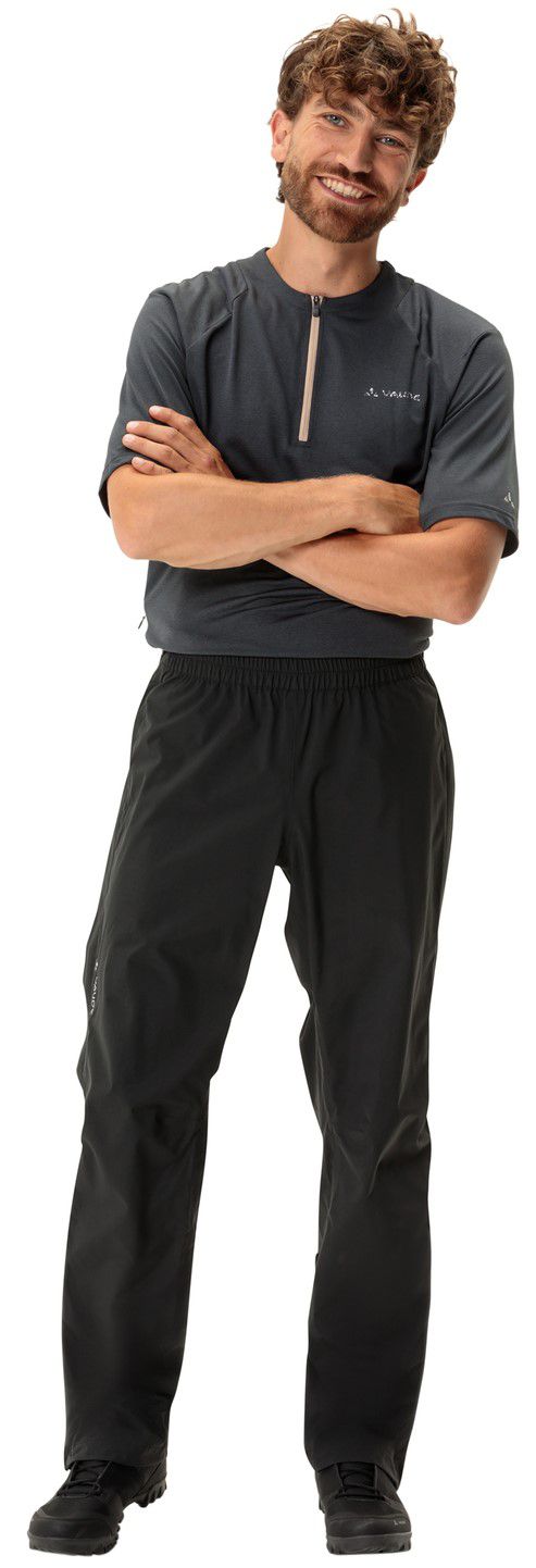 YARAS ZIP IV Unisex-Regenhose / black / M
