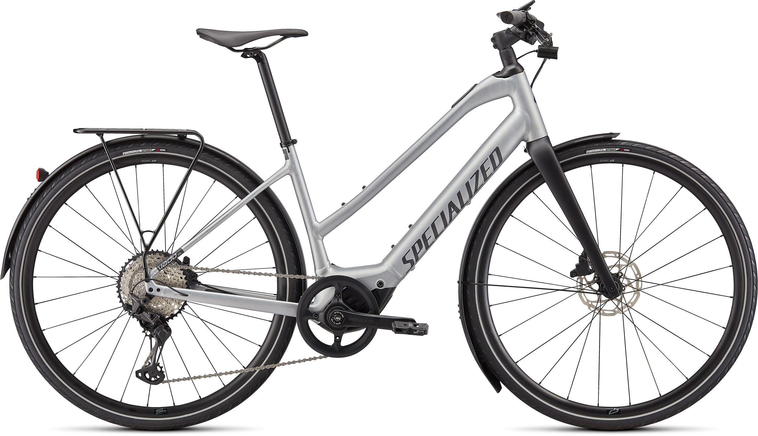 VADO SL 5.0 ST EQ GEN 1 E-City- und Alltagsvelo / brushed aluminium black reflective / XL