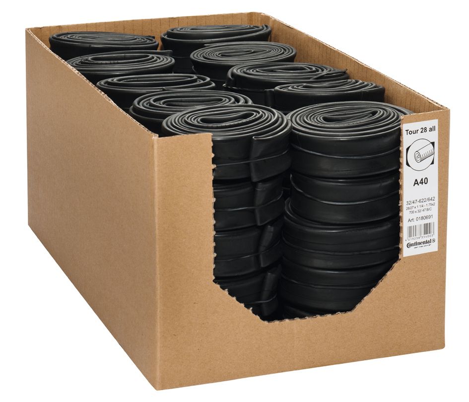 Schlauch mit Autoventil / black / 26", 47/62-559, 40 mm, MTB