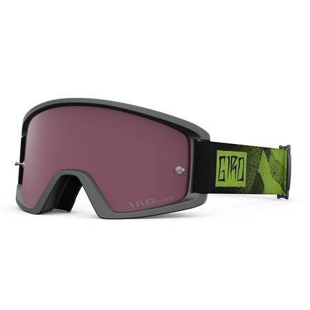 TAZZ VIVID MTB Goggle, schwarz / black/ano lime / vivid trail + c