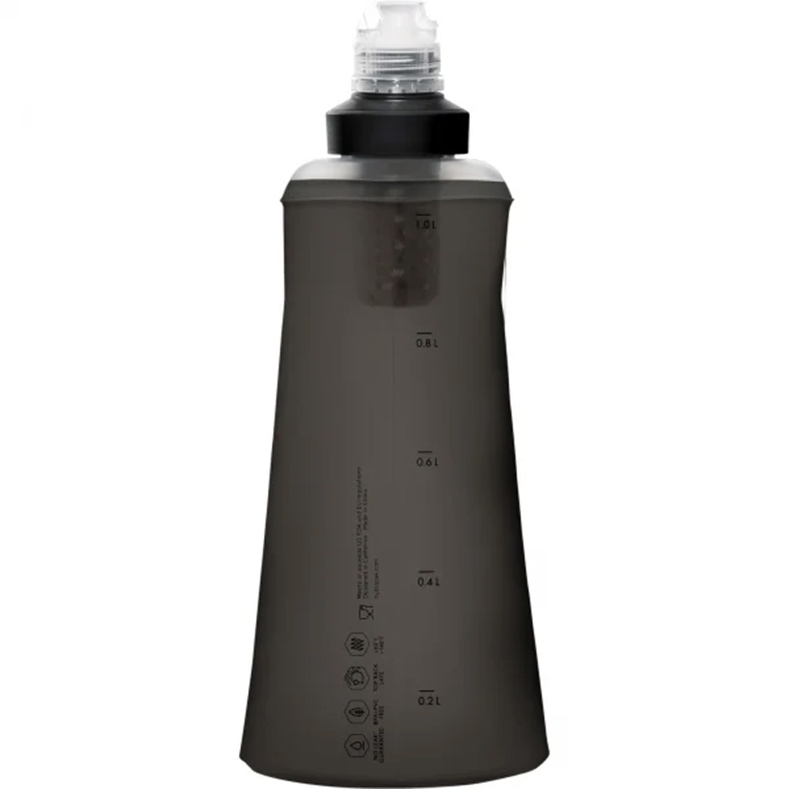 BEFREE Wasserfilter-System / 1.0L Flasche BLACK EDITION