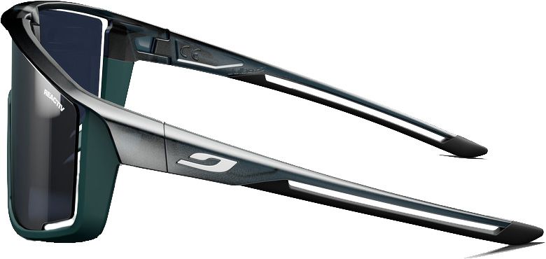 FURY Sportbrille / schwarz/grün matt