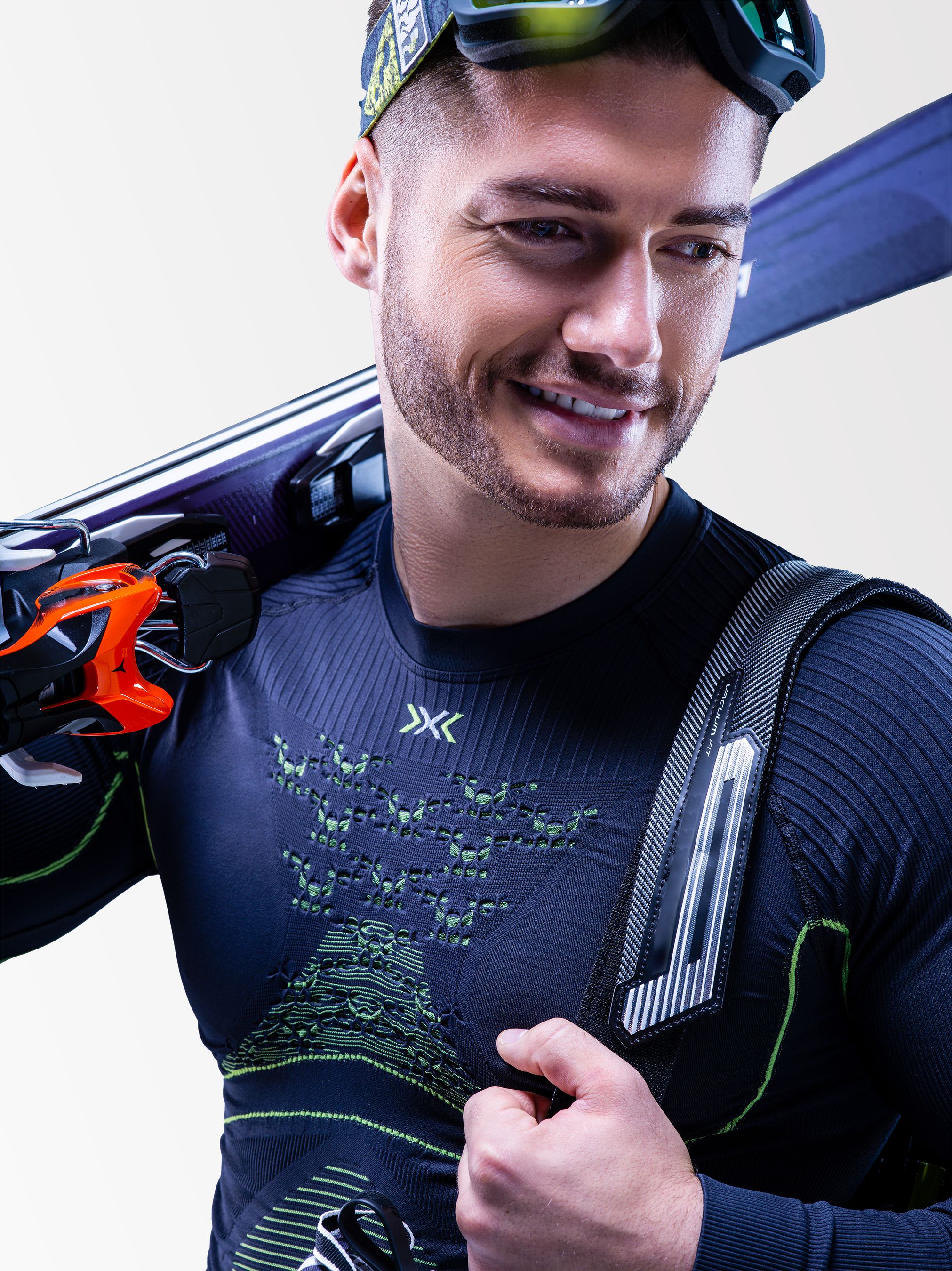 Men Energy Accumulator 4.0 Shirt LG SL / Charcoal/Yellow / S