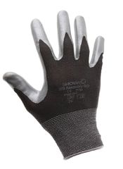 SHOWA 370 Werkstatthandschuhe / grau schwarz / L