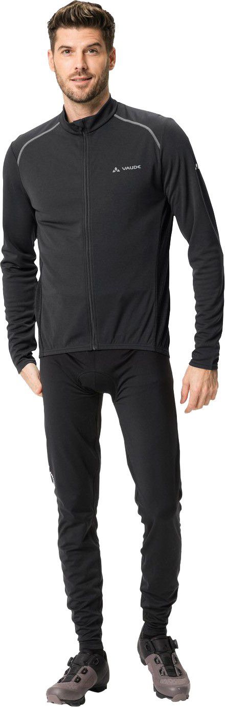 MATERA Herren-Langarmtrikot / black / S