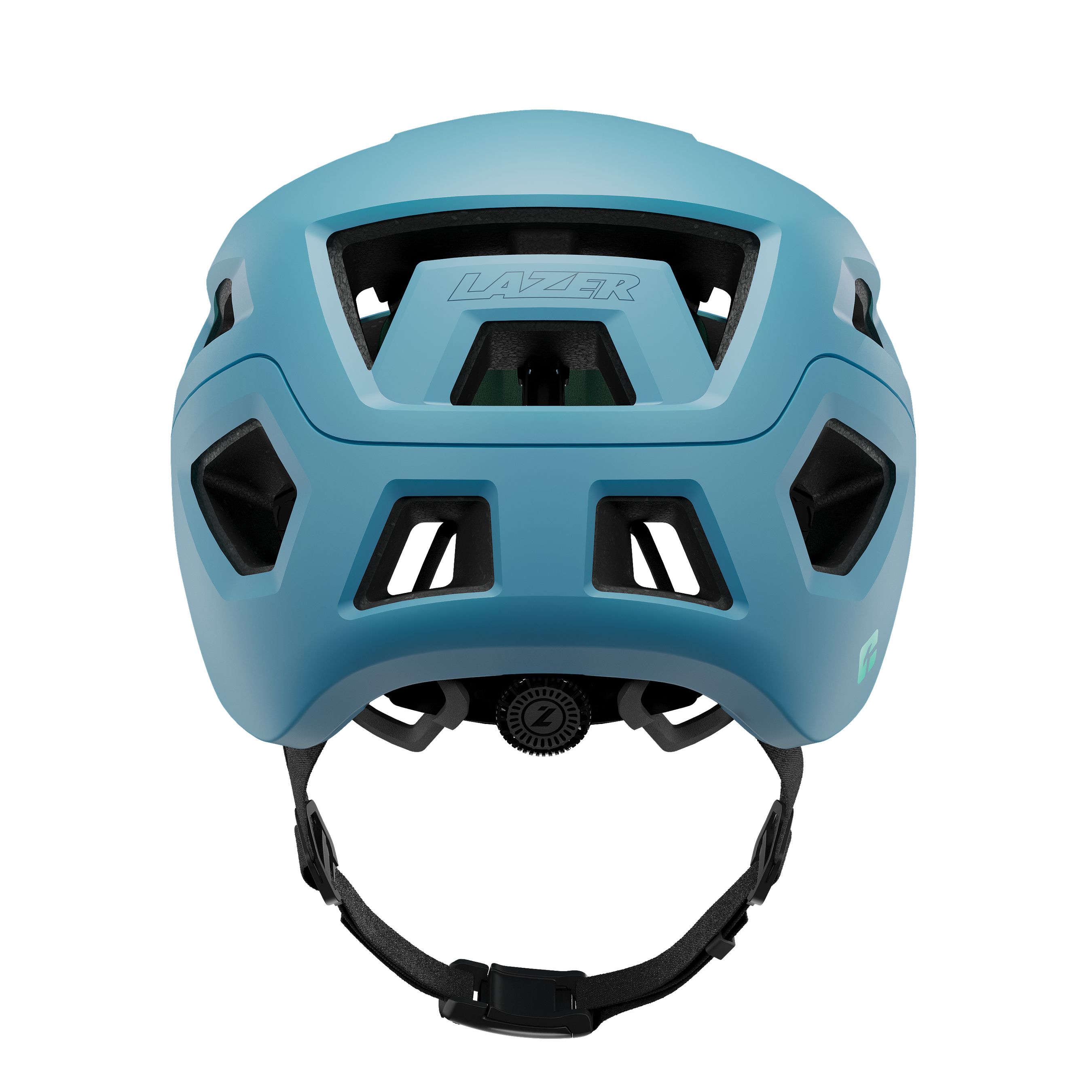 LAZER Unisex MTB Coyote KinetiCore Helm / blue celadon / L