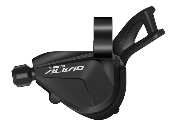 ALIVIO M3100 Schalthebel 2-/3-/9-fach / Schwarz / links, 2, Rapidfire Plus Mono