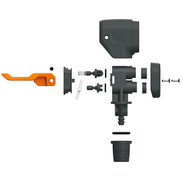 MULTI-VALVE MV Easy Pumpenkopf / schwarz