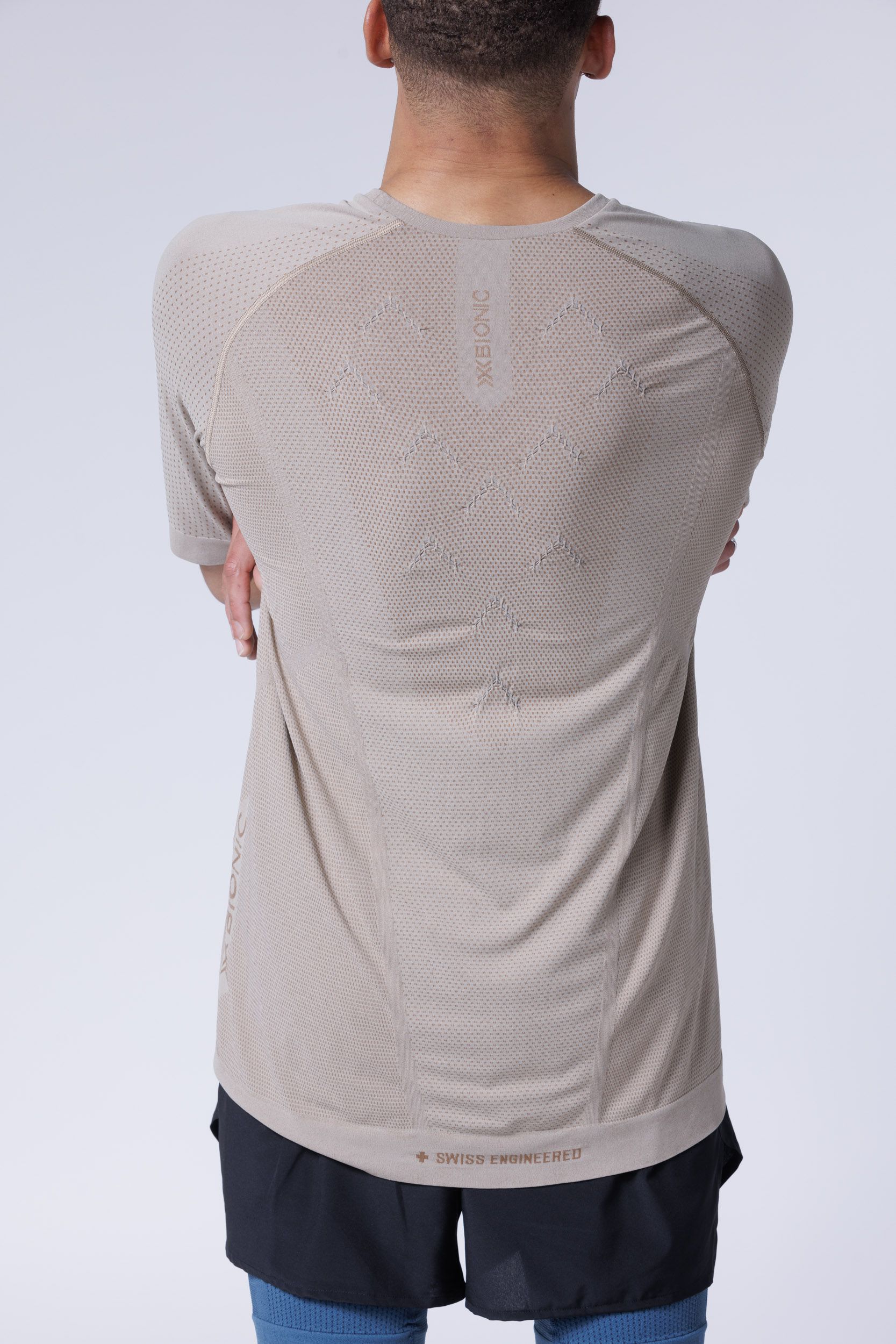 X-Bionic Men XCeed Run Shirt SH SL / sand dark sand / S