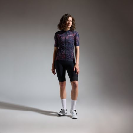 SPIRIT NEURO Damen-Kurzarmtrikot / orbit blue/coral red / S=38