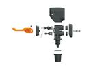 MULTI-VALVE MV Easy Pumpenkopf / schwarz
