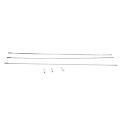 Spoke and Nipple 248mm CX-Ray Straight Pull Qty 3 / silver