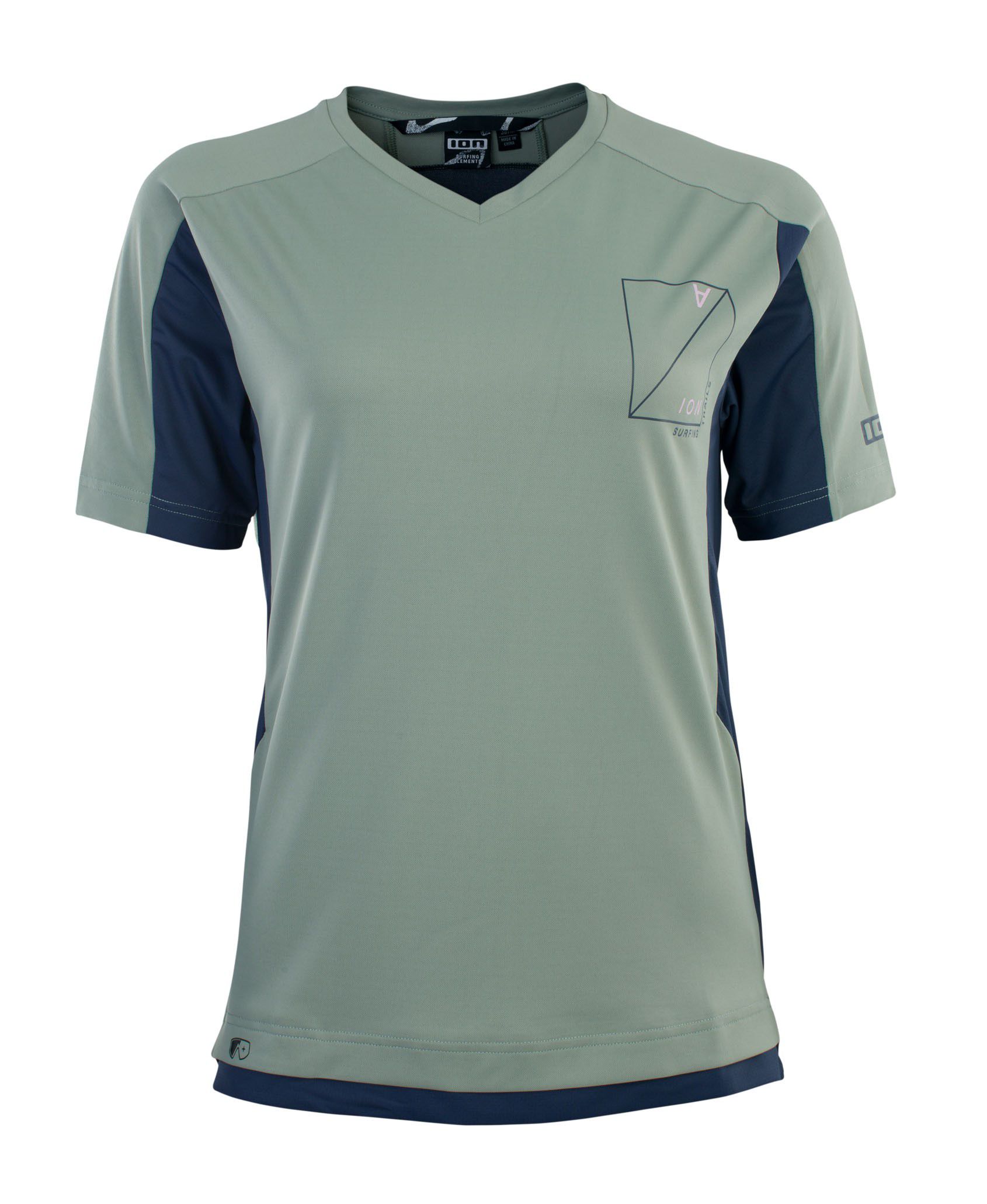 TRAZE AMP AFT Damen-Kurzarmshirt / sea grass / 34