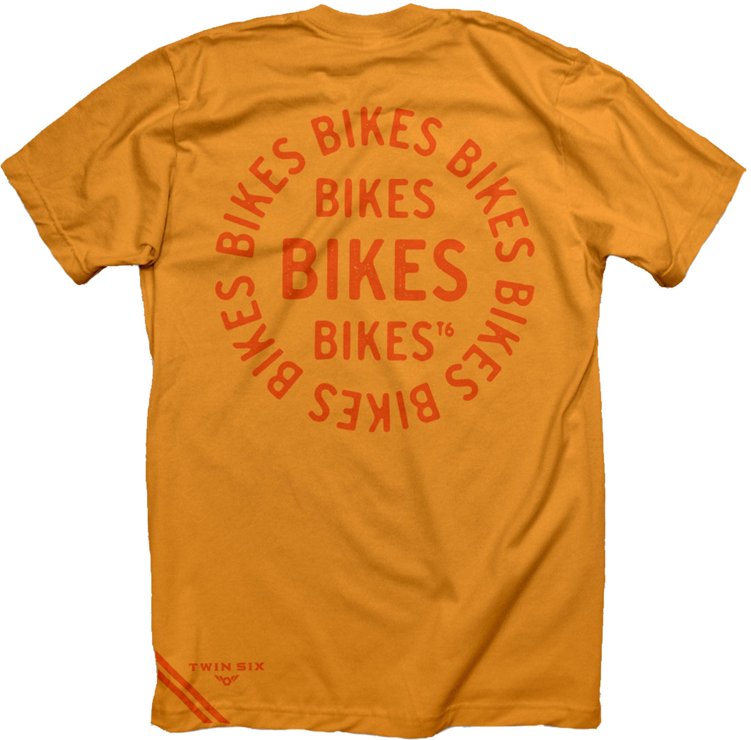 BIKES Herren-Kurzarmshirt / golden yellow / S