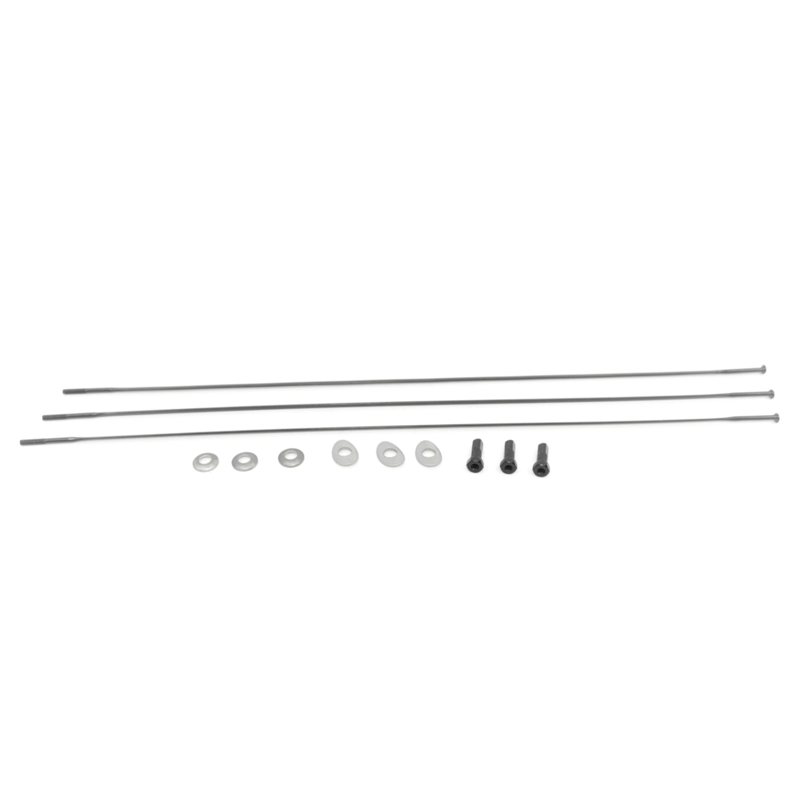 Spoke and Nipple 284mm CX-Ray Straight Pull Qty 3 / black