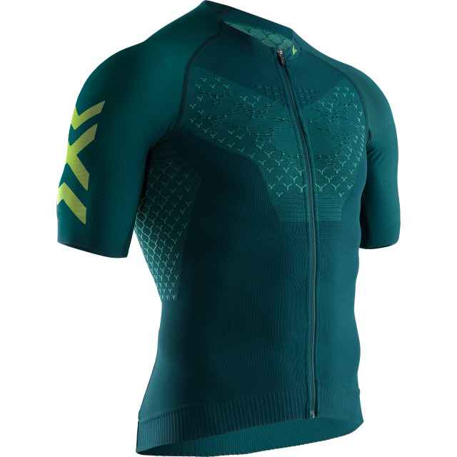 Men Twyce 4.0 Cycling ZIP Shirt SH SL , pine green / amazonas green - Hauptansicht