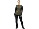 FJØRÅ  EQUALISER Damen-Langarmshirt / olive night / L