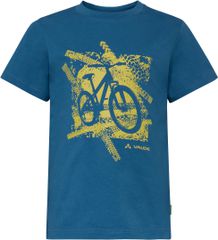 LEZZA Kinder-Kurzarmshirt / shore blue / 134/140