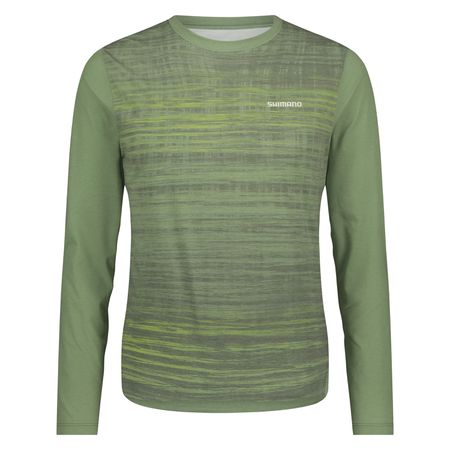 Men Spazio LS Jersey Printed / green / S