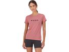 ICON Damen-Merino-Kurzarmshirt / canyon rose / XS