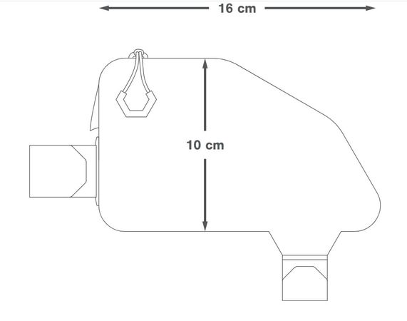 EXPEDITION TOP TUBE PACK 0.5L Oberrohrtasche / grey / 0.5L