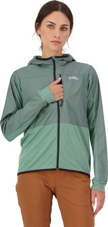 DIVERSION Damen-Merino-Windjacke / thyme/cypress / XL
